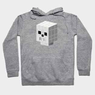 Cubic skull Hoodie